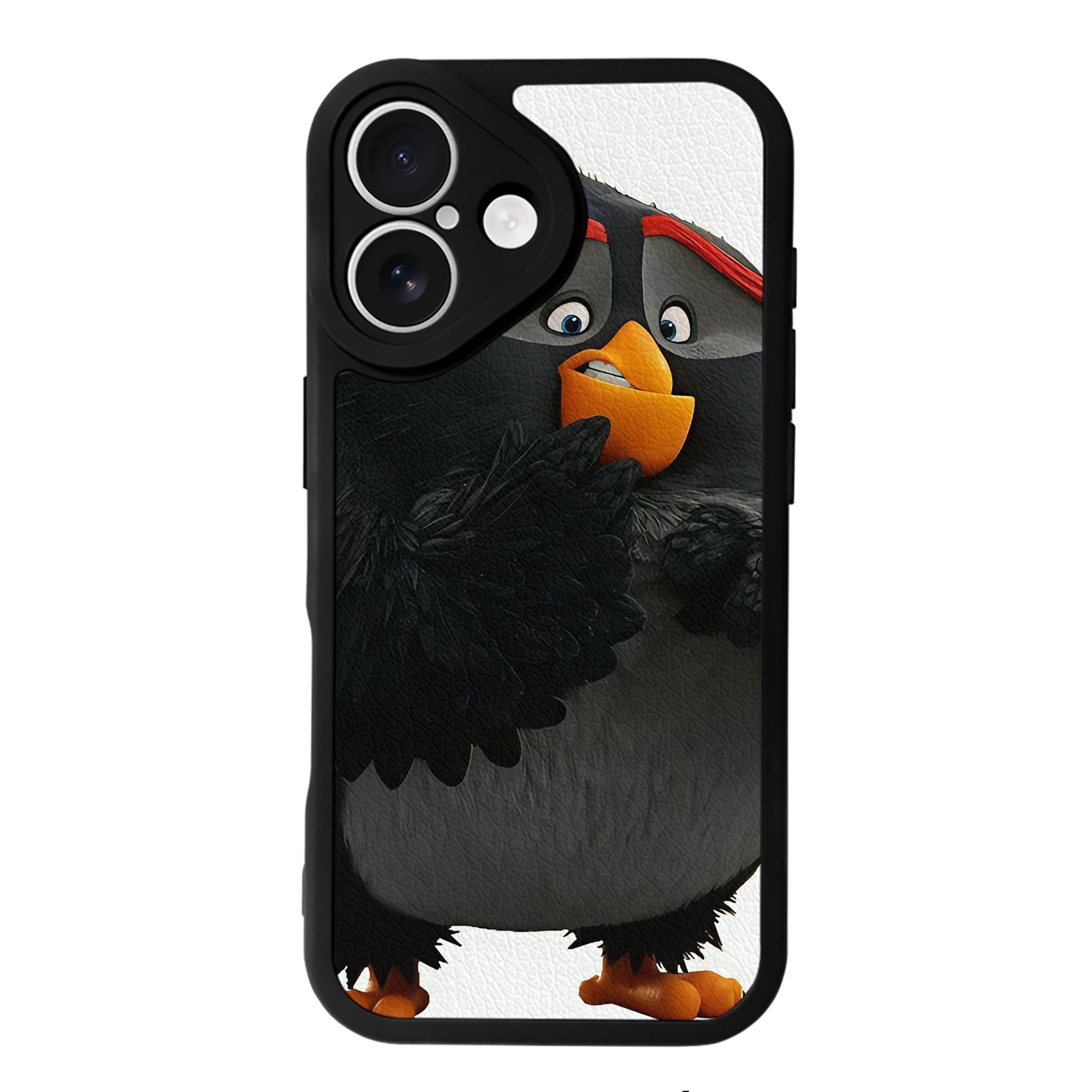 （画像用） Angry Birds アングリーバード 【iPhone 16シリーズ対応】シリコンスマホケース（レザー調） 材質：シリコン